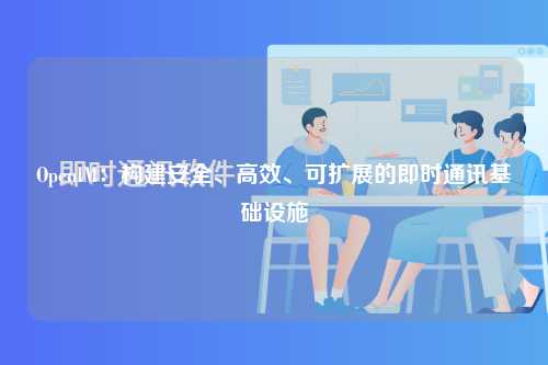 OpenIM：构建安全、高效、可扩展的即时通讯基础设施